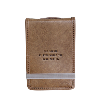 Mini Signature Leather Journals - Maple