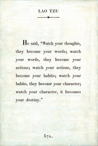 Lao Tzu Art Print - Book Collection