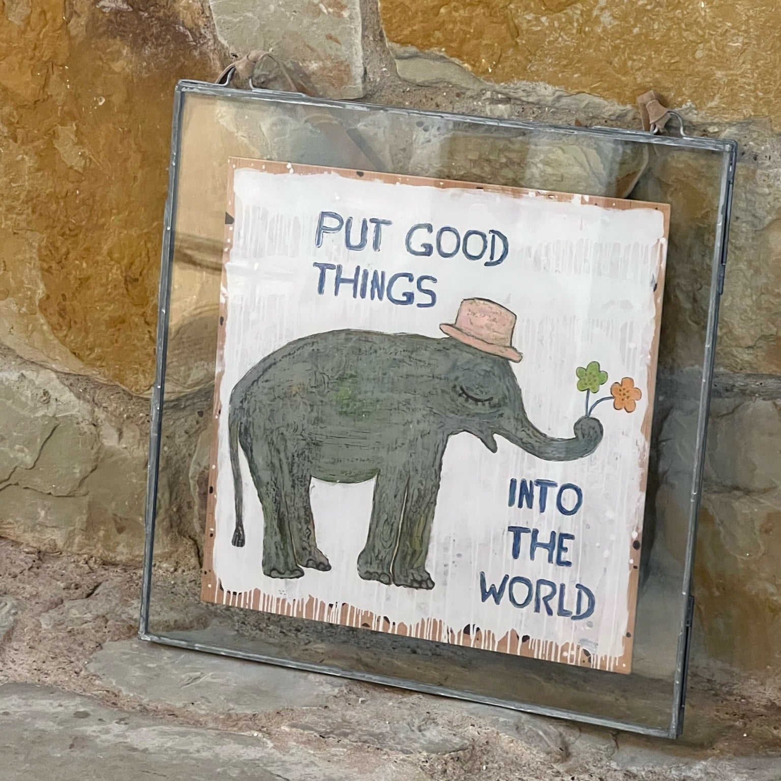 Square Zinc Hanging Frame