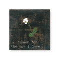 Little White Flower For The One I Love - Art Tile Collection