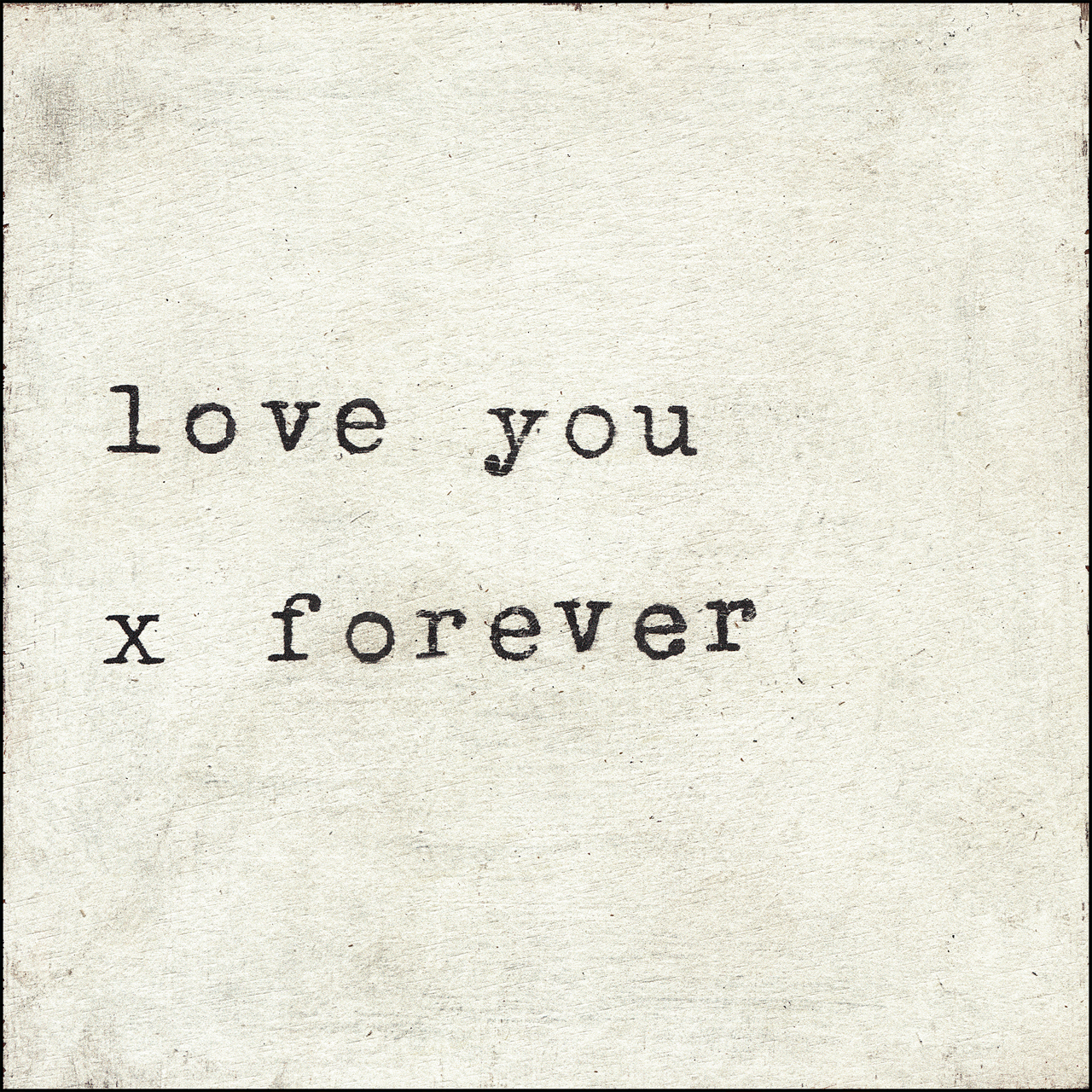 Love You X Forever - Art Print
