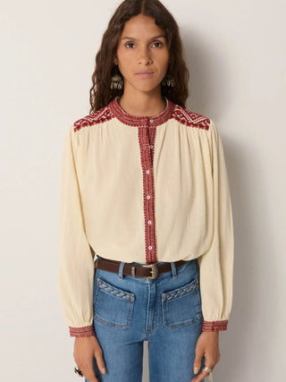Charlotte Blouse- Rombo Rouge