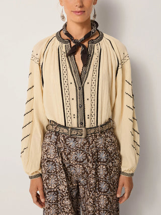 Ringo Blouse in Ivory