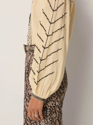 Ringo Blouse in Ivory