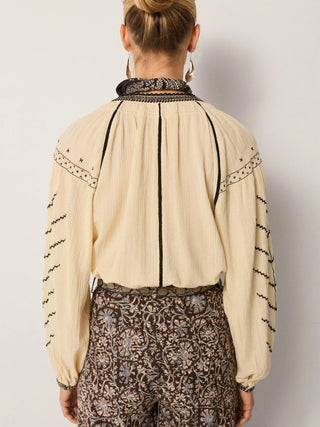 Ringo Blouse in Ivory