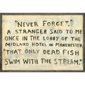 Malcom Muggeridge (Grey Wood) - Art Print