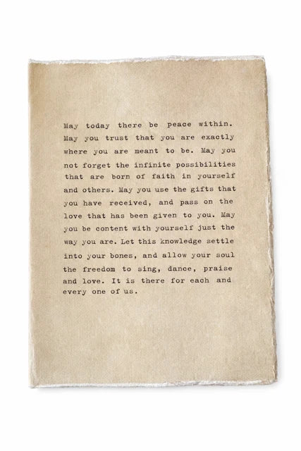 Large Deckled Edge Notebook - Sand
