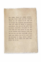 Large Deckled Edge Notebook - Sand