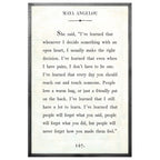 Maya Angelou Art Print - Book Collection