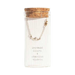 ***Message in a Bottle Collection - Necklace- Mermaid