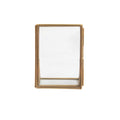 Brass Standing Frame 2.5" x 3.5" Vertical