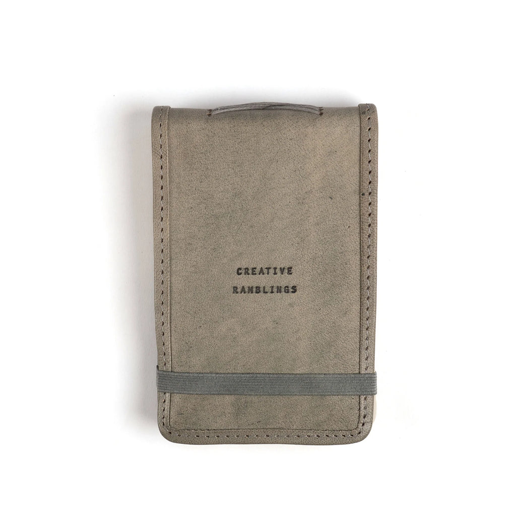 Mini Signature Leather Journals - Stone