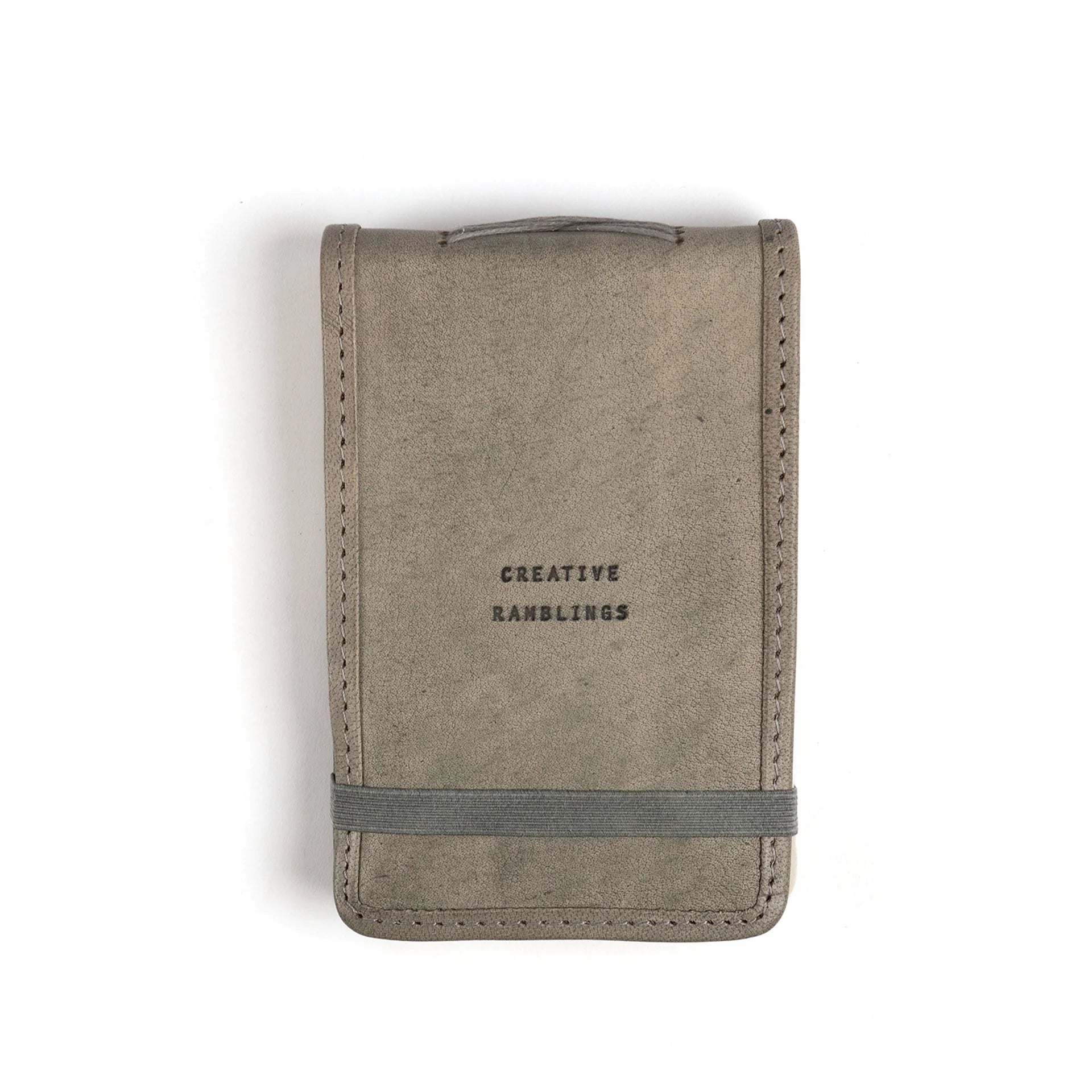 Mini Signature Leather Journals - Stone