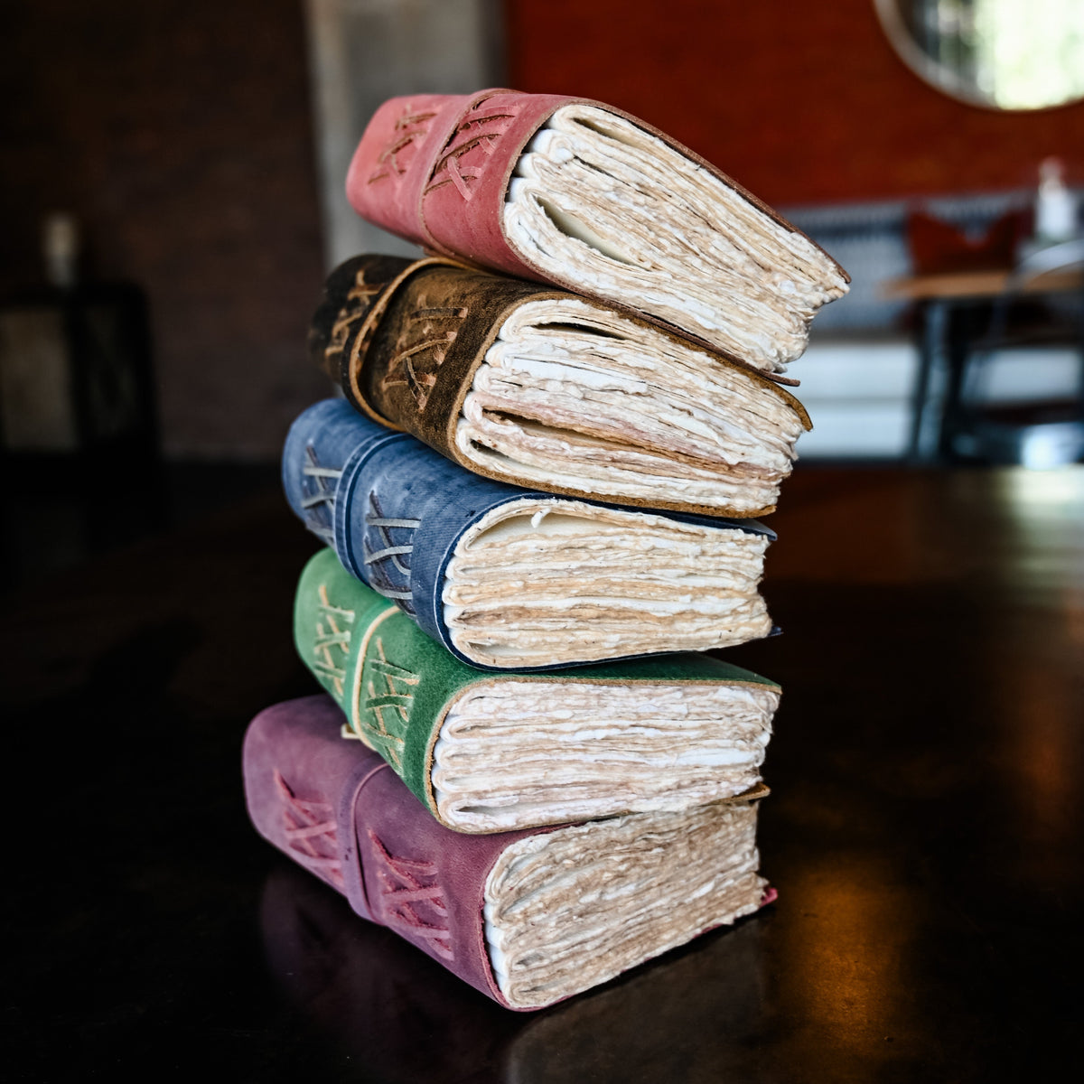 Mini Wrap Leather Journal 1st Edition - Evergreen