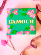 Message On a Soap - L’AMOUR- geranium
