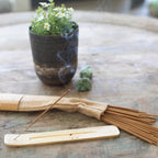 ***Nag Champa - 40 incense sticks in burlap bag with ash catcher