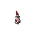Mutley Crew Grey & White Santa Dog Ornament