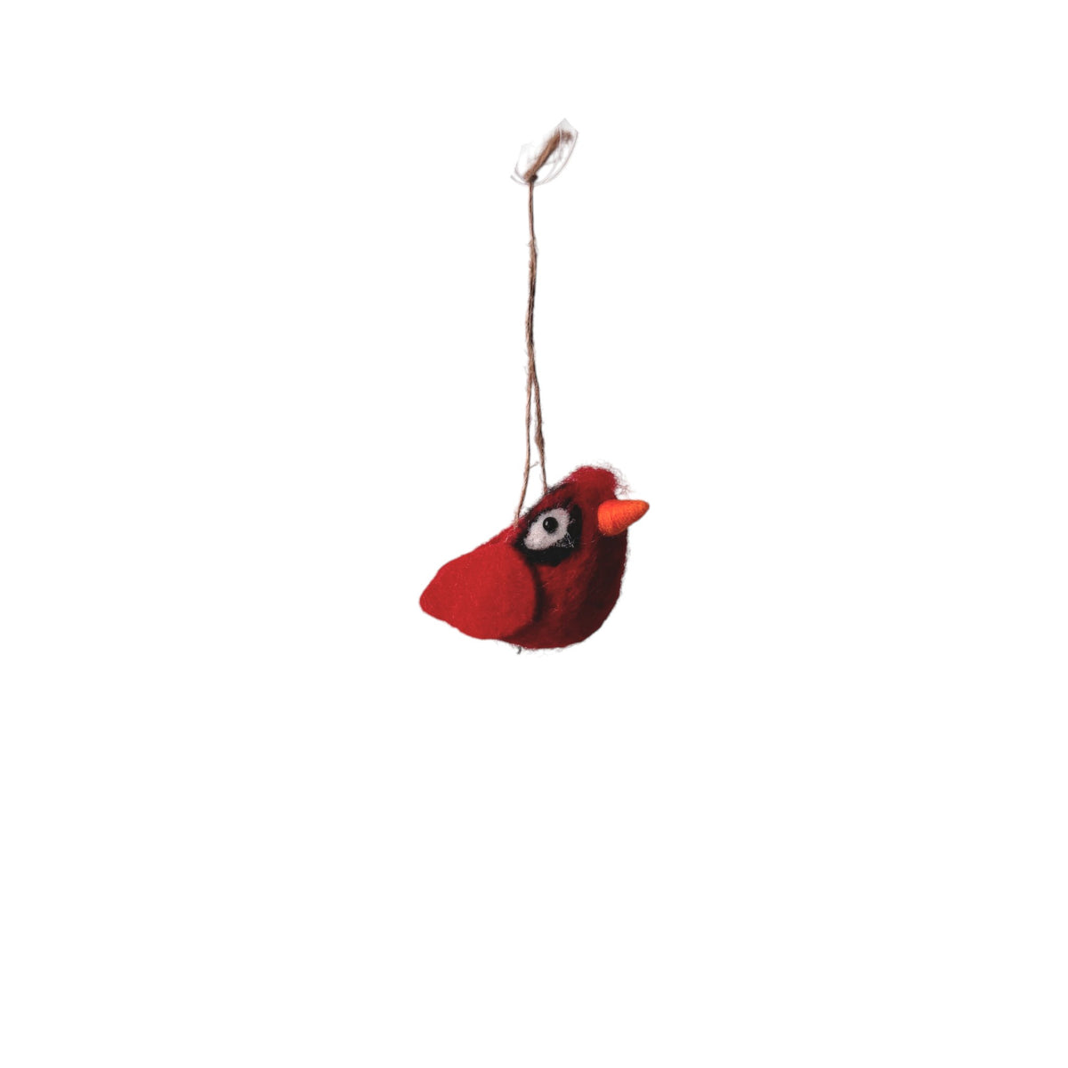 Felt Red Bird Ornament