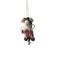 Felt Red Stripped PJ Pants Mouse Ornament