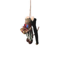 Felt Green Stripped PJ Pants Mouse Ornament