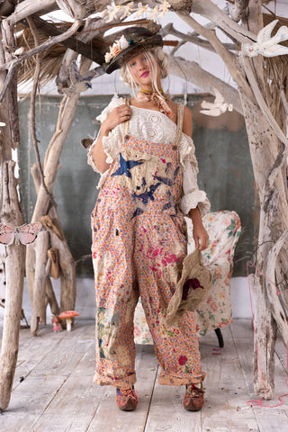 Applique Love Overalls - Celine