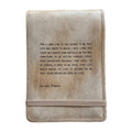 Obstacles Were My Life Signature Leather Journal - Stone