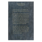On Marriage Art Print - Poetry Collection