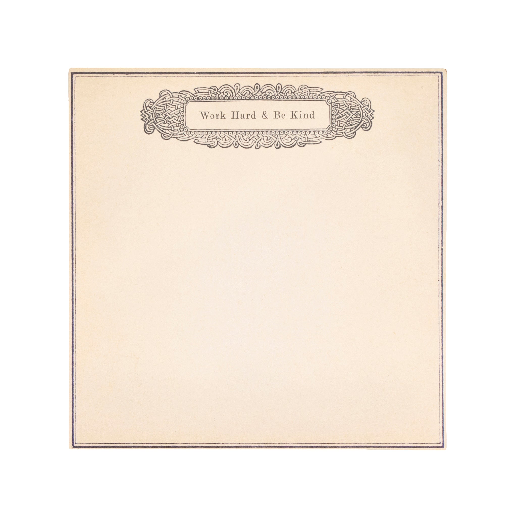 Work Hard & Be Kind Square Notepad