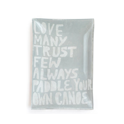Large Rectangle Decoupage Plate