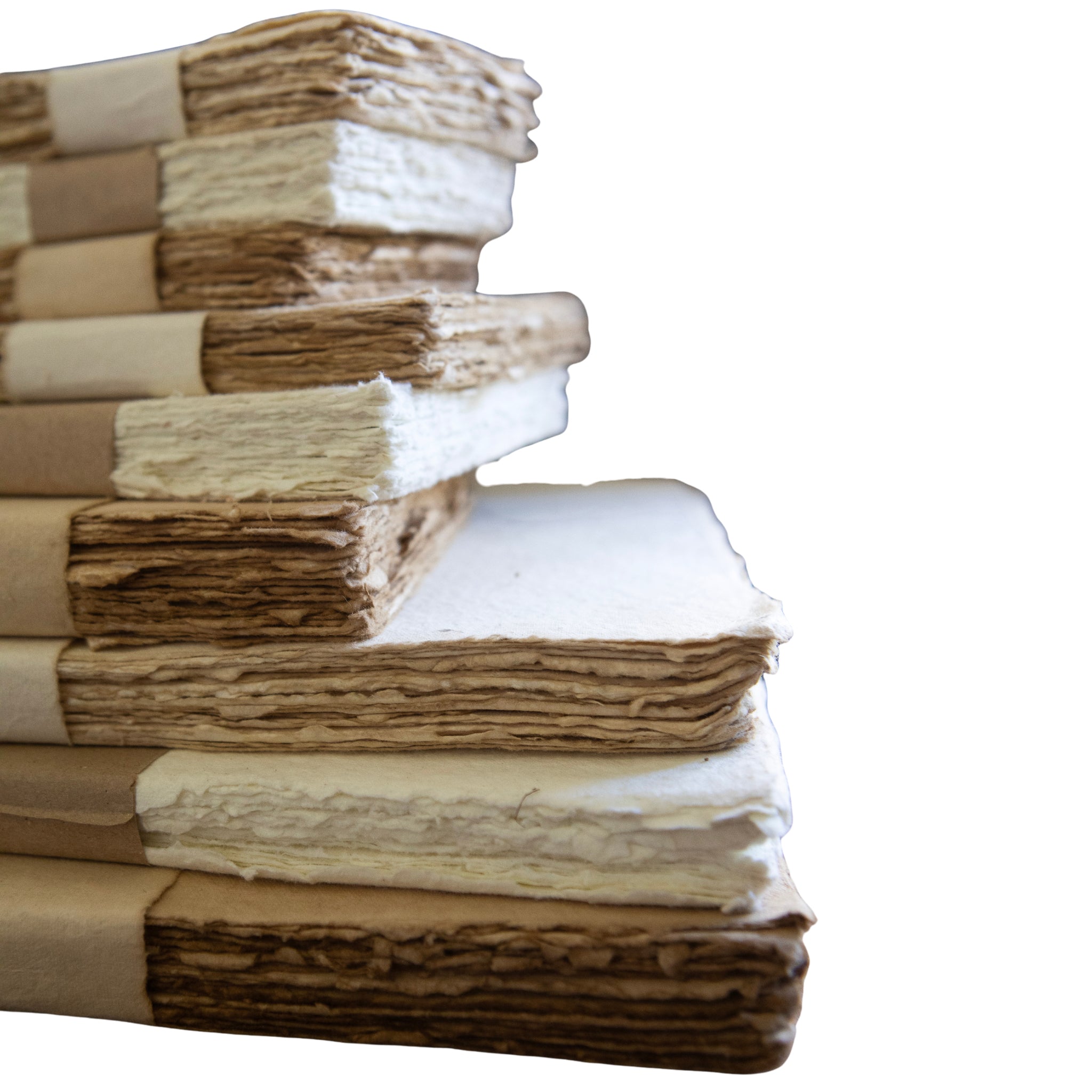 Handmade Cotton Paper Bundle - Cream