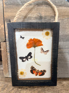 Wooden Frame 5" x 7" With Jute Vertical - Black