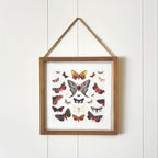 Natural Wood Frame 12x12 w/ Jute