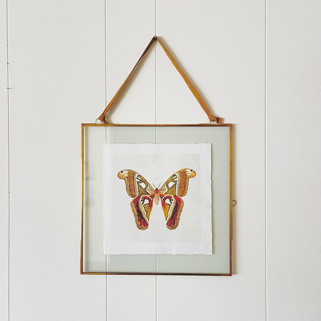 Square Brass Hanging Frame