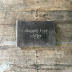 Happily Ever After Leather Story Keeper 14x10 - Slate