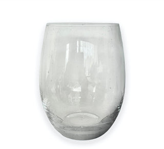 Bubbled Stemless Wine Glass