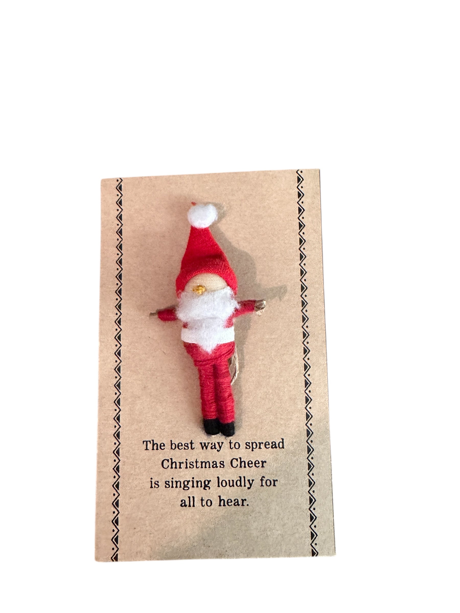 Worry Doll - Santa Ornament