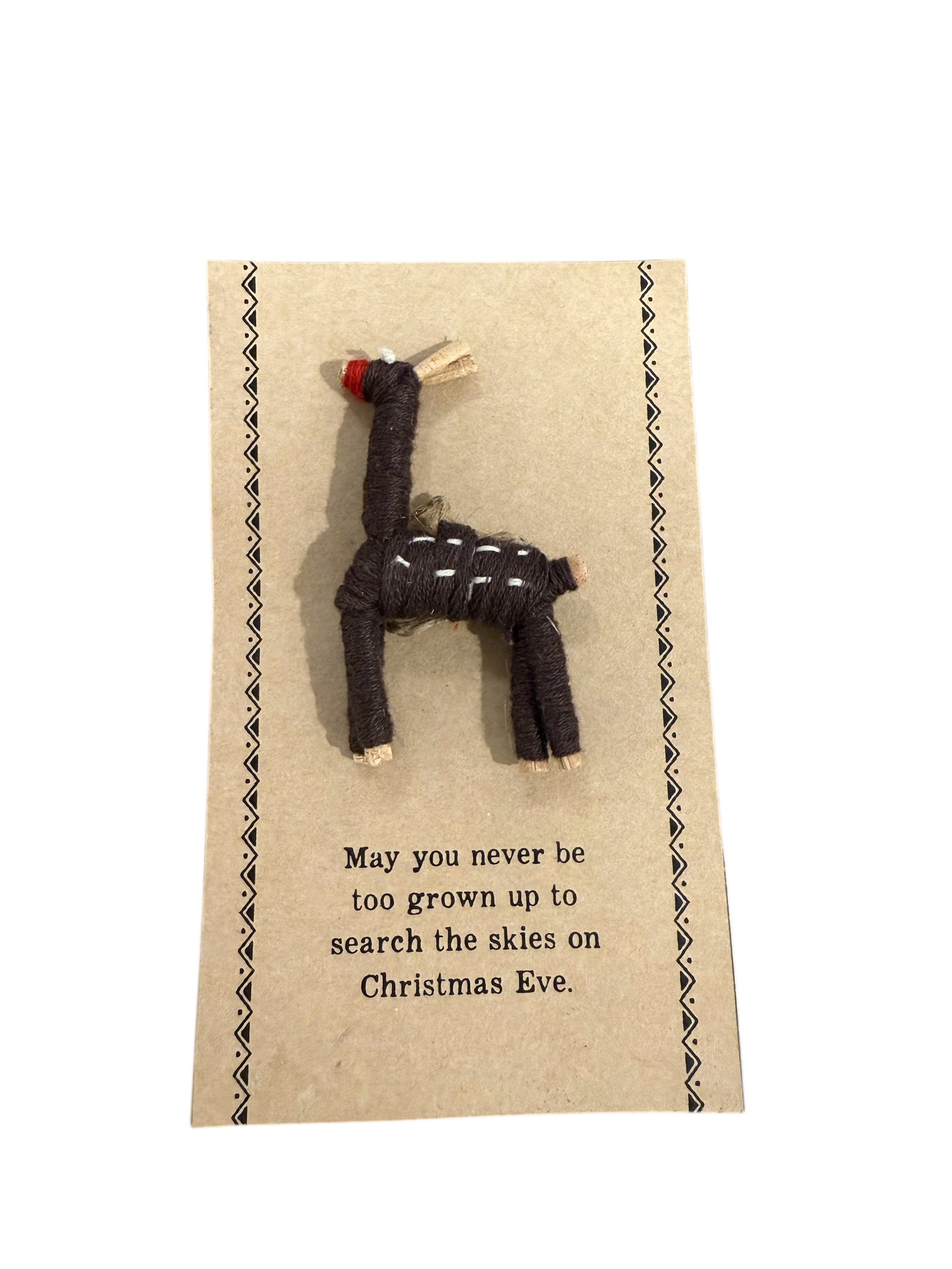 Worry Doll - Reindeer Ornament