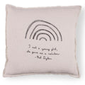 ***Pillow Collection- Embroidered I Met A Young Girl - Bob Dylan Pillow 24"x24"