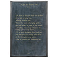 A Gift To Bring You -  Poetry Collection (Grey Wood) - Art Print