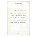 Ray Bradbury Art Print - Book Collection