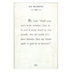 Ray Bradbury - Book Collection - Art Print (Gallery)