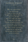 Prayer For Humanity Poetry Collection (Gallery Wrap) Art Print