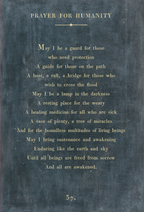 Prayer For Humanity Art Print - Gallery Wrap
