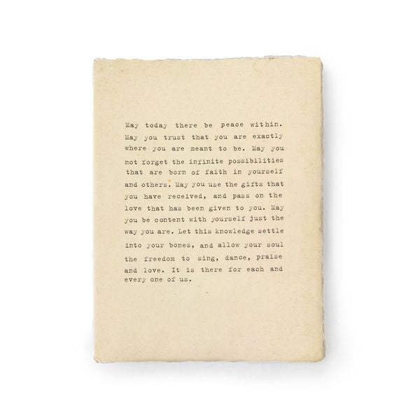 Deckled Edge Notebook - Large