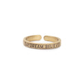 ***Daydream Believer Brass Ring - Adjustable