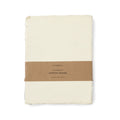 10"x13" Handmade Cotton Paper Bundle - Cream