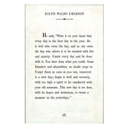 Ralph Waldo Emerson - Book Collection - Art Print