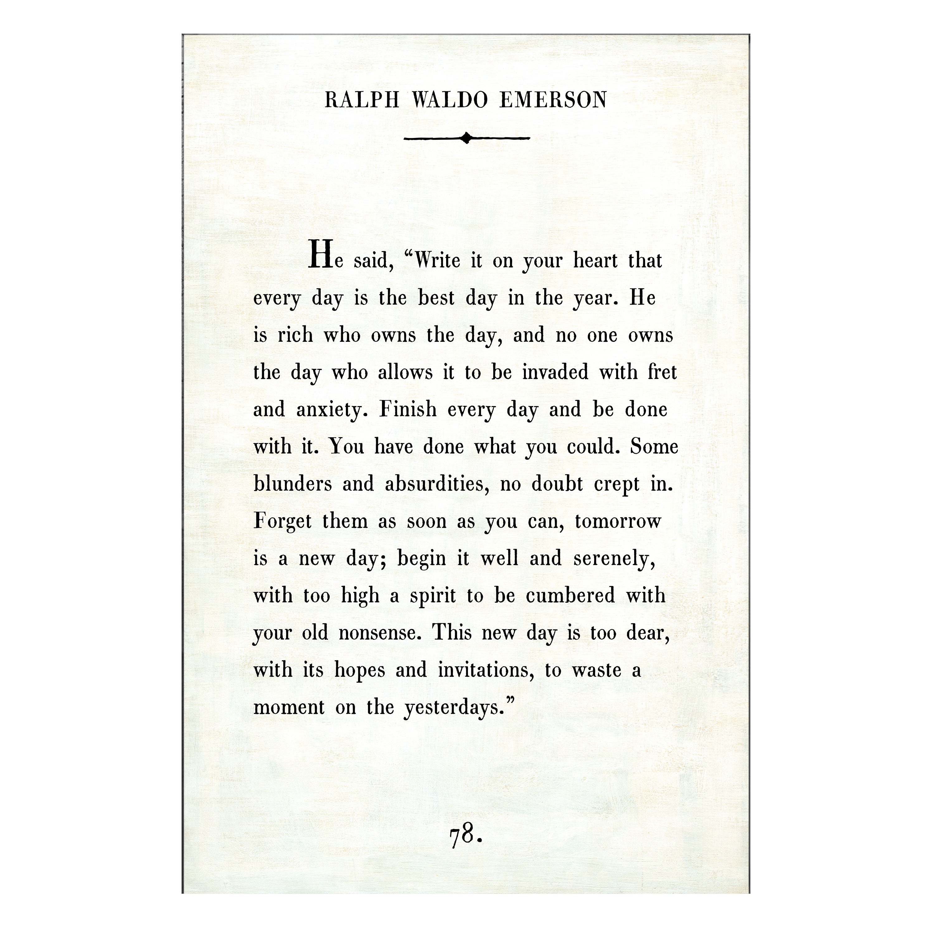 Ralph Waldo Emerson - Book Collection