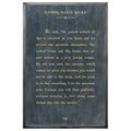 Rainer Maria Rilke - Book Collection (Grey Wood) - Art Print
