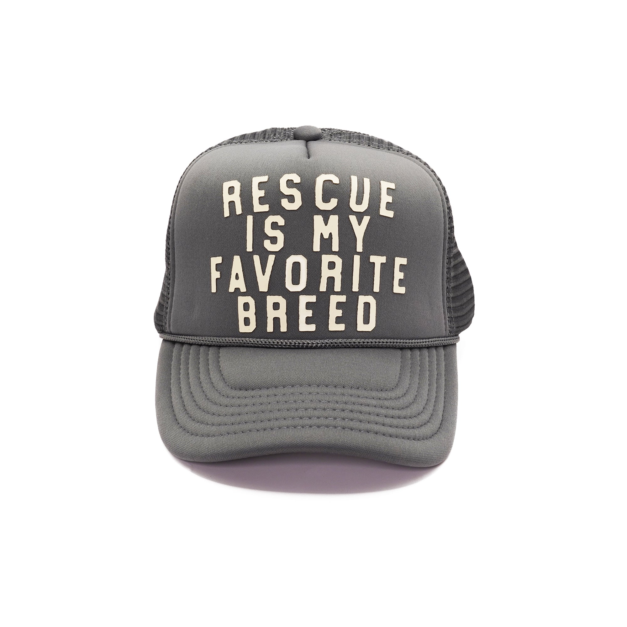 ***Rescue Is My Favorite Breed Trucker Hat